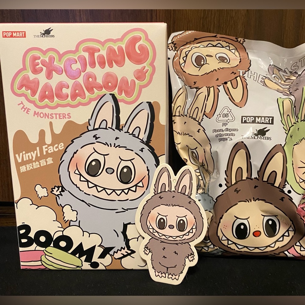 COPY - AUTHENTIC POP MART THE MONSTERS - Exciting Macaron Vinyl Face Blind Box